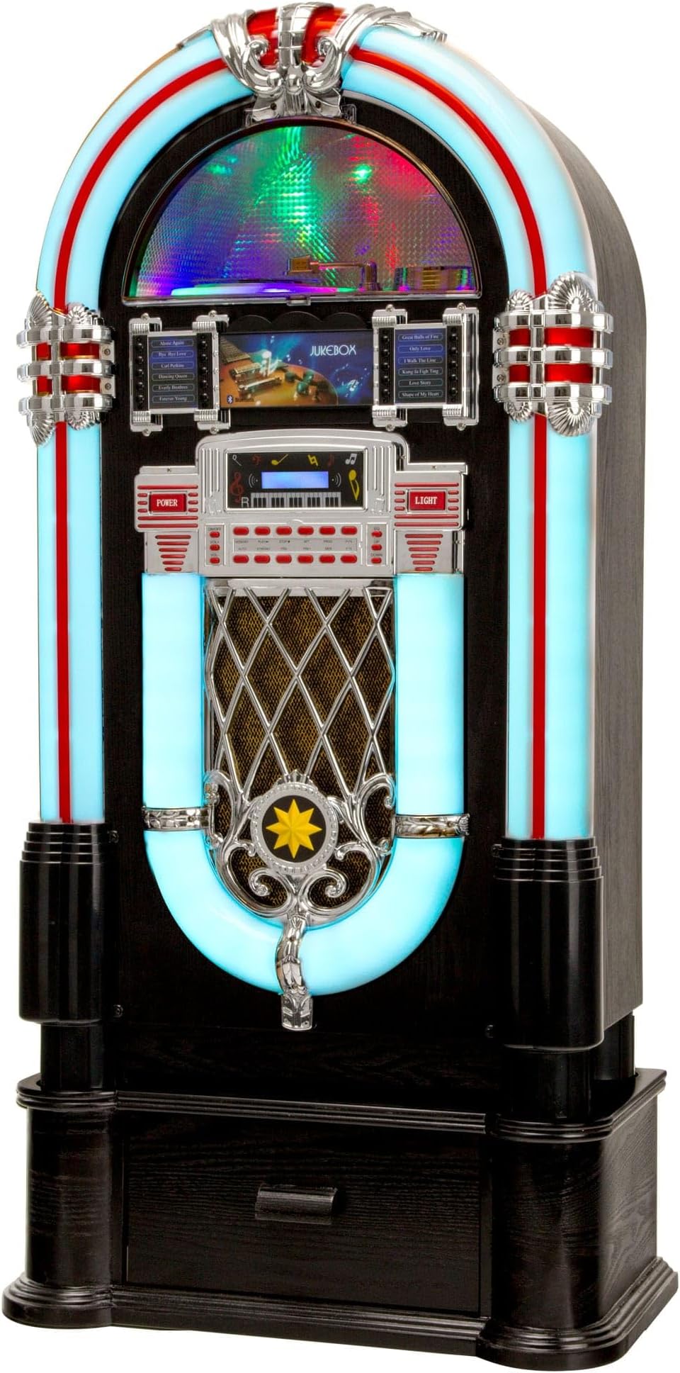 Beatfoxx Lacoon GoldenAge XXLJukebox mit CDPlayer, UKWRadio