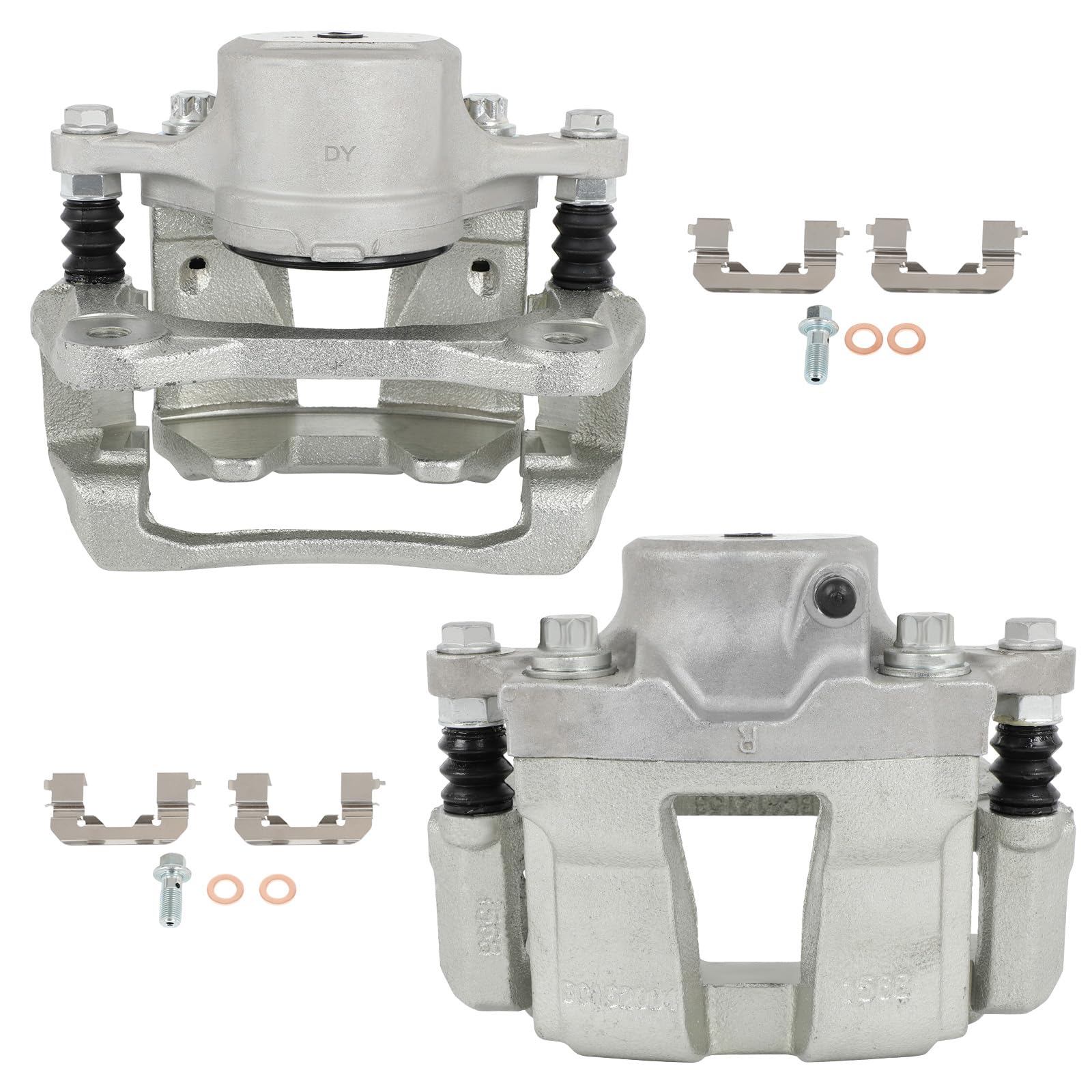 SCITOO Front Left &amp; Right Brake Caliper With Bracket 19B6461S 19B6460S Compatible For Hyundai For Sonata 2012-2015 For Kia For Optima 2011-2016
