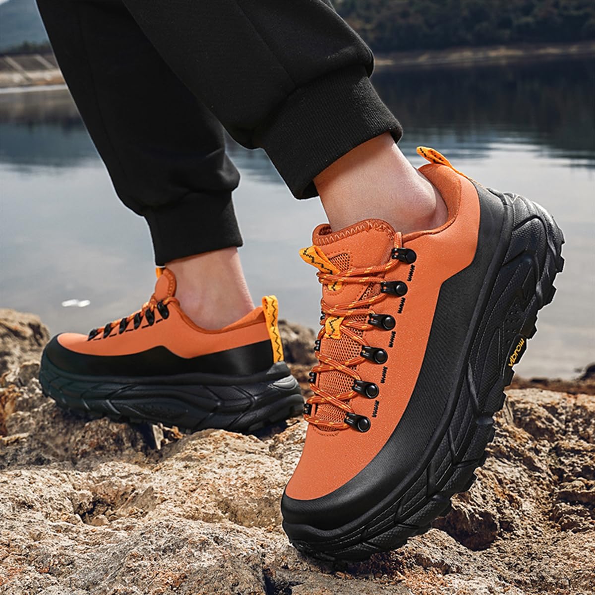 Scarpe da Escursionismo Alpinismo Casuale Uomo Sneakers Leggere Impermeabili Antiscivolo Scarpe Sportive Trail Running