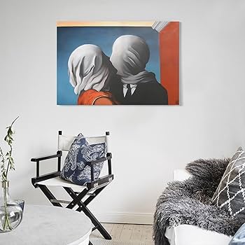 ルネ・マグリット　恋人たち René Magritte ポスター ルネ・マグリット 恋人たち René Magritte ポスター Amazon.co
