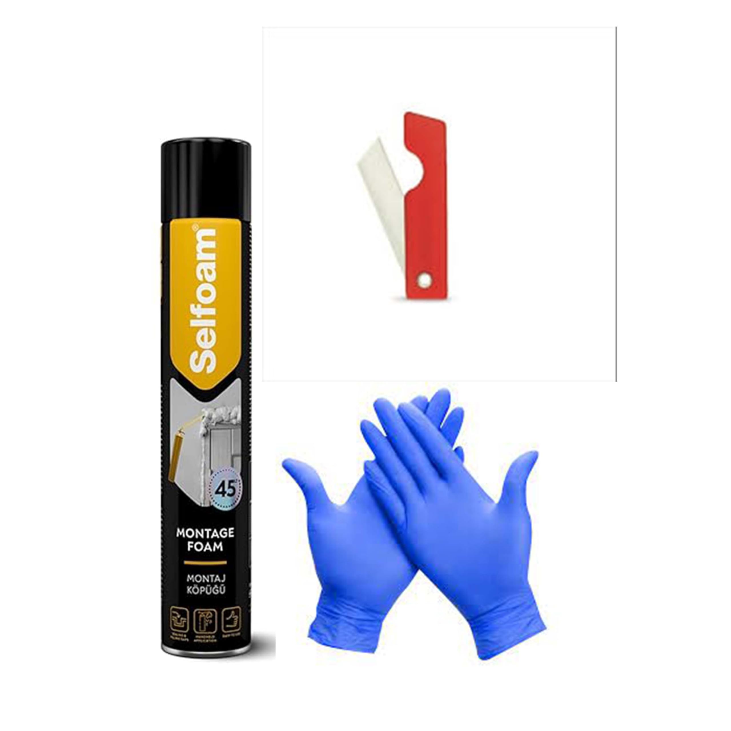 Selfoam PU Foam Sealants Multipurpose Expandable PU Foam Insulation Sealant Spray for Window, Tile, Door & AC Gaps (750ml) with GLOVES PAIR (B0CQ2NQFBK) Amazon Price History, Amazon Price Tracker