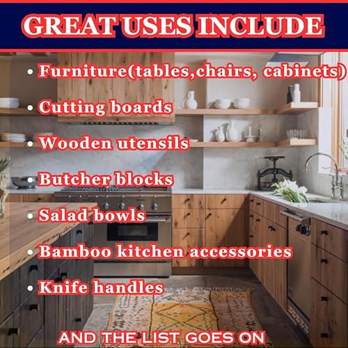 Miniatura 4 de Z's - Tablas de cortar de madera de néctar de madera, bloques de carnicero, encimeras y más (9 onzas), fabricadas con aceite mineral de grado