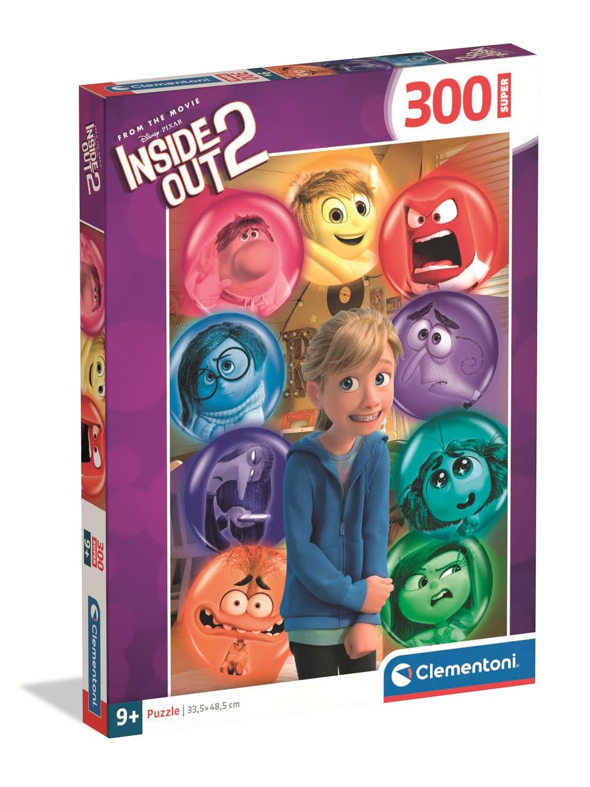 Clementoni Puzzle Inside Out 300 Pieces for Children 9-12 Years, Cartoon, Gift for Children, Puzzle for Children, Made in Italy, 21744