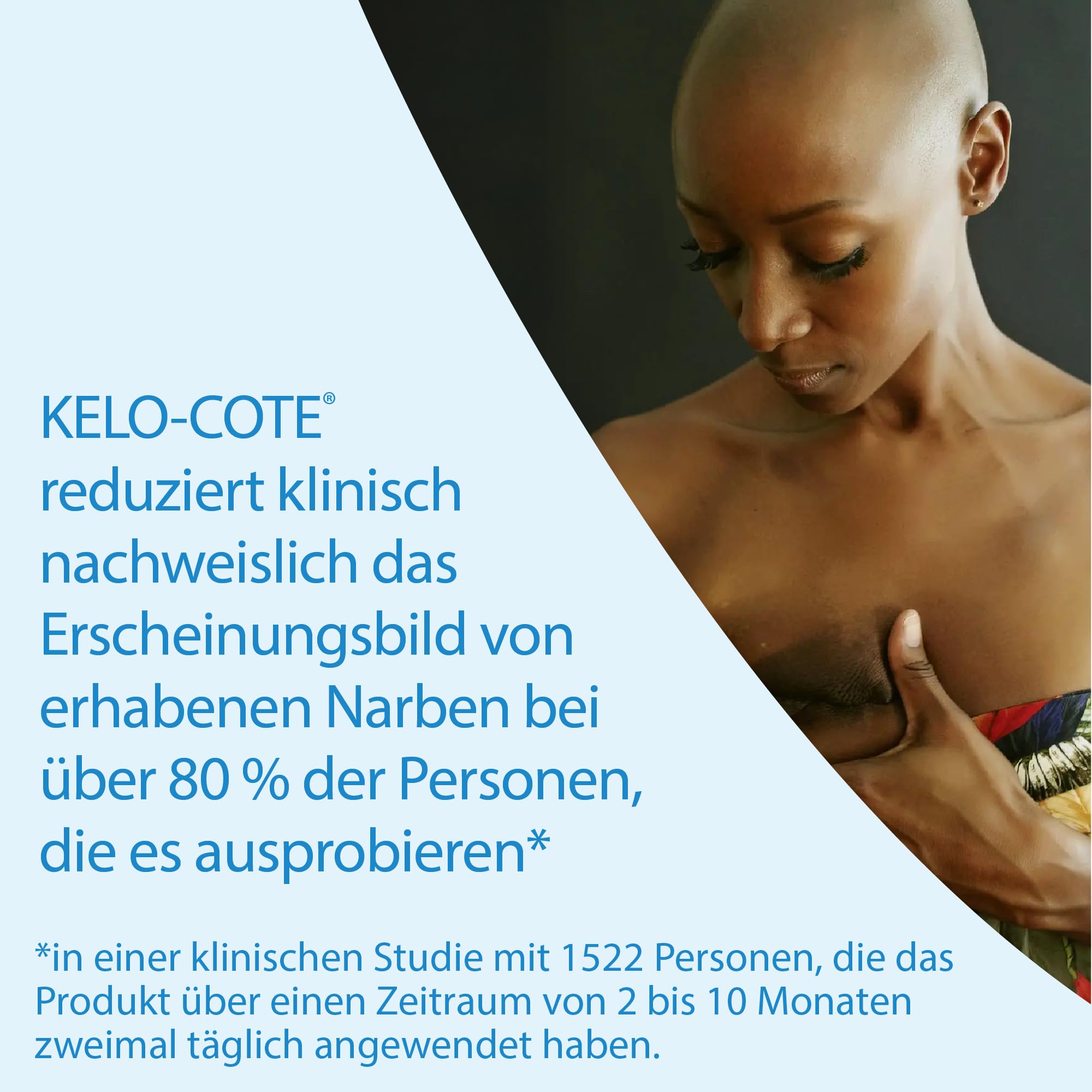 KELO-COTE UV SPF30 Silikon-Narben-Gel 6g mit Sonnenschutz, für chirurgische Narben, erhabene, wulstige Narben wie hypertrophe Narben und Keloide, Verletzungen