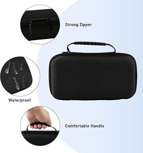 Miniatura 10 de Funda para inflador de neumáticos Airmoto, funda de compresor de aire portátil, funda de bomba de aire de 120 PSI, manómetro de presión de