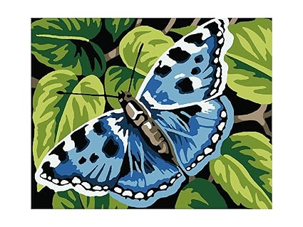 amazon com paint by number butterfly pdf for adults kids easy cute printable painting by numbers to print activity at home instant download materials are not included arts crafts sewing
