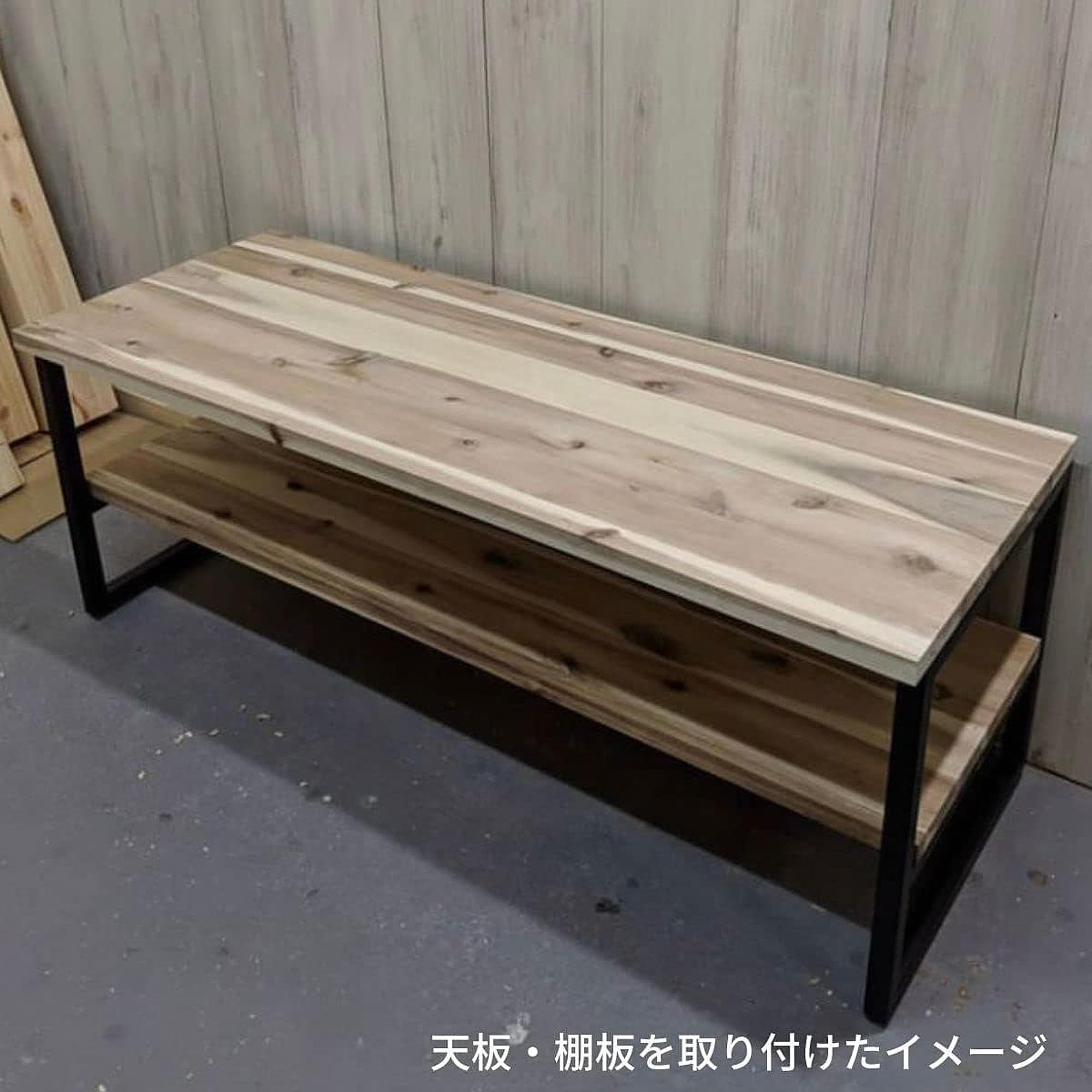Amazon.co.jp: アイアン レッグ テレビ ボード 脚 DIY パーツ ロー