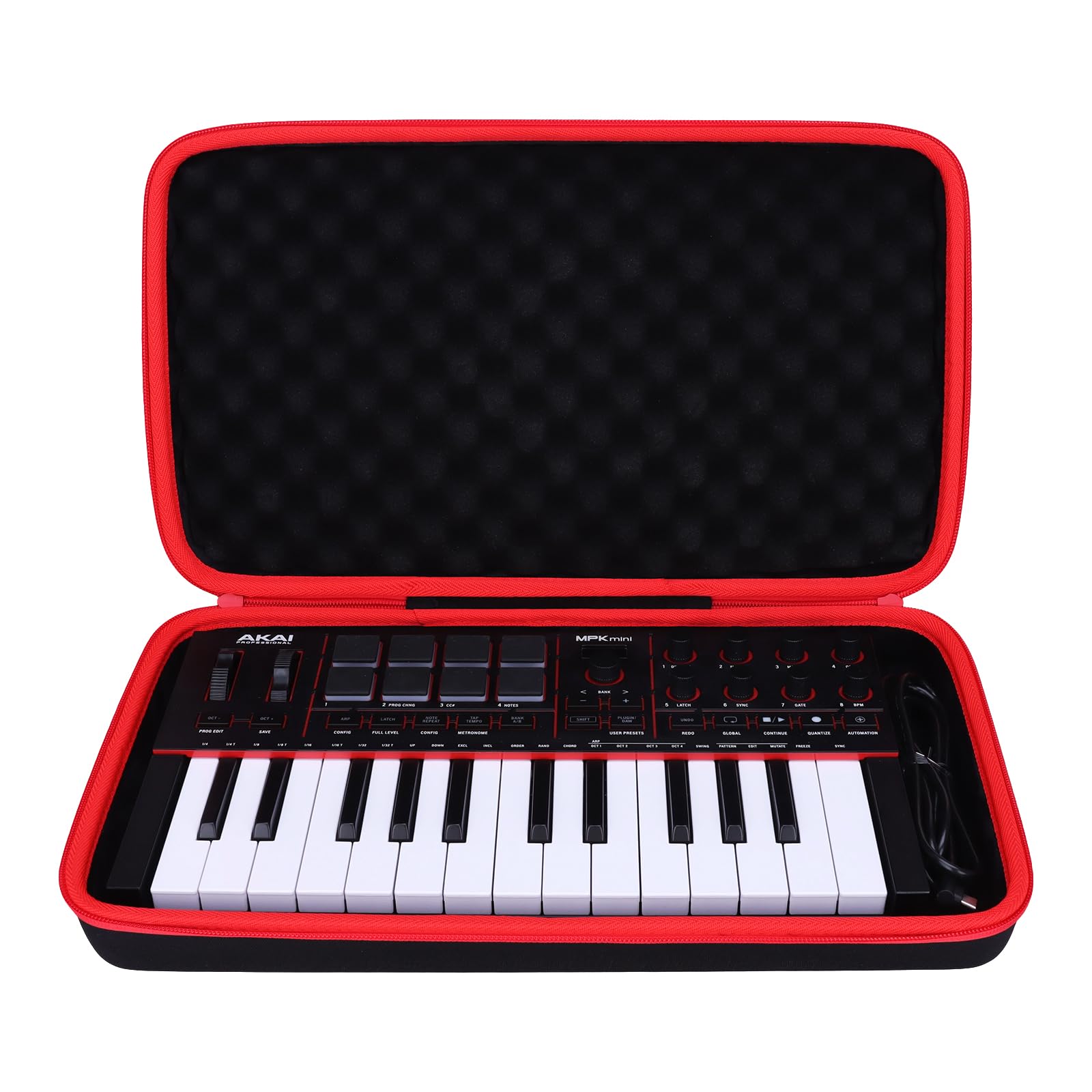 Amazon | LTGEM Akai MPK Mini IV MIDIコントローラー用ケース | 硬質