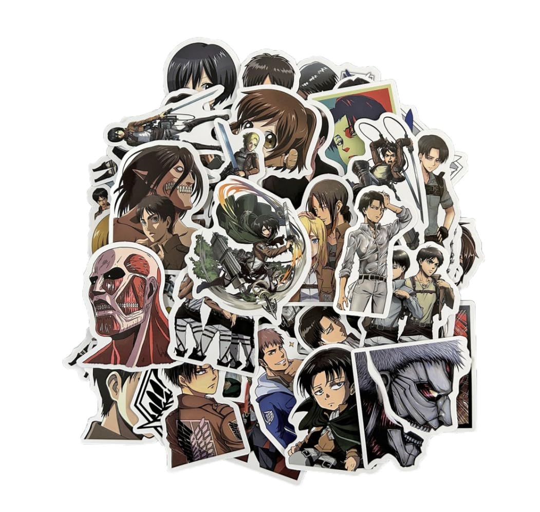 Xiyoumi #Aot01 Anime Attack Aot Titan Cosplay Stickers 50Pcs