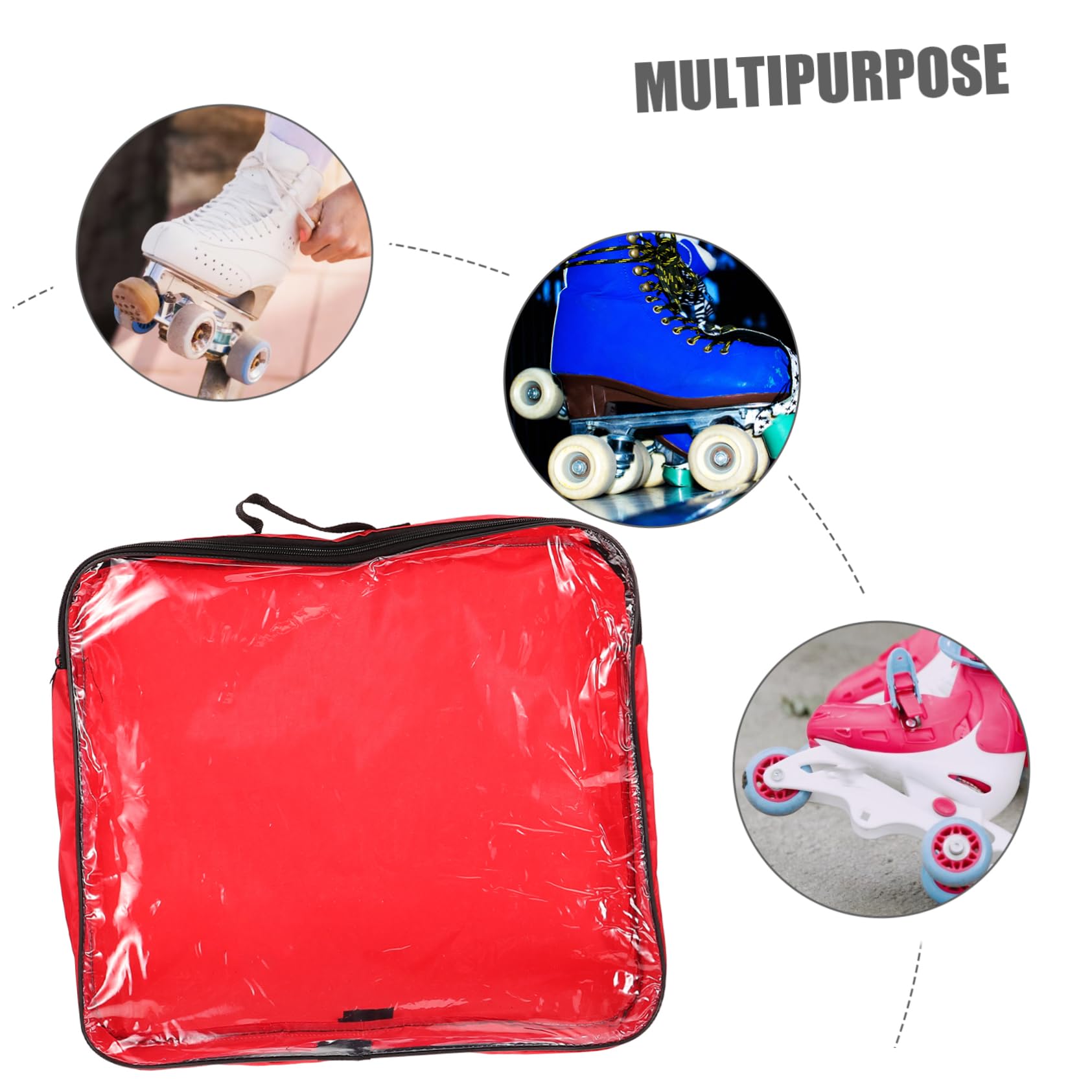 Borsa Per Pattini A Rotelle Impermeabile YOFASEN - Tessuto Oxford Con Tracolla Regolabile - Foto 14