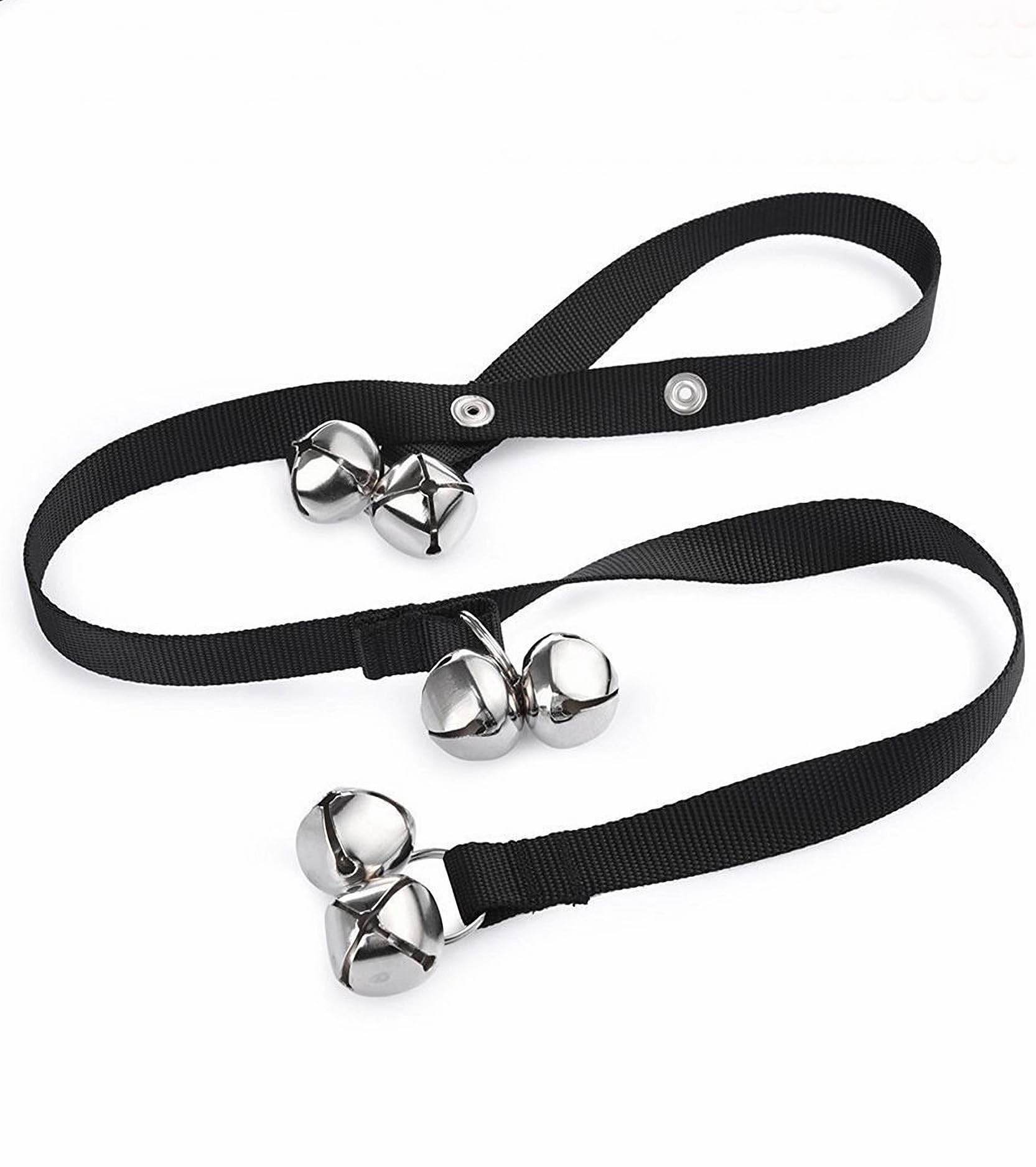 Cloche pour chien pour apprentissage de la propreté à l'extérieur - Sonnette de porte efficace pour chien - Facile à utiliser et durable