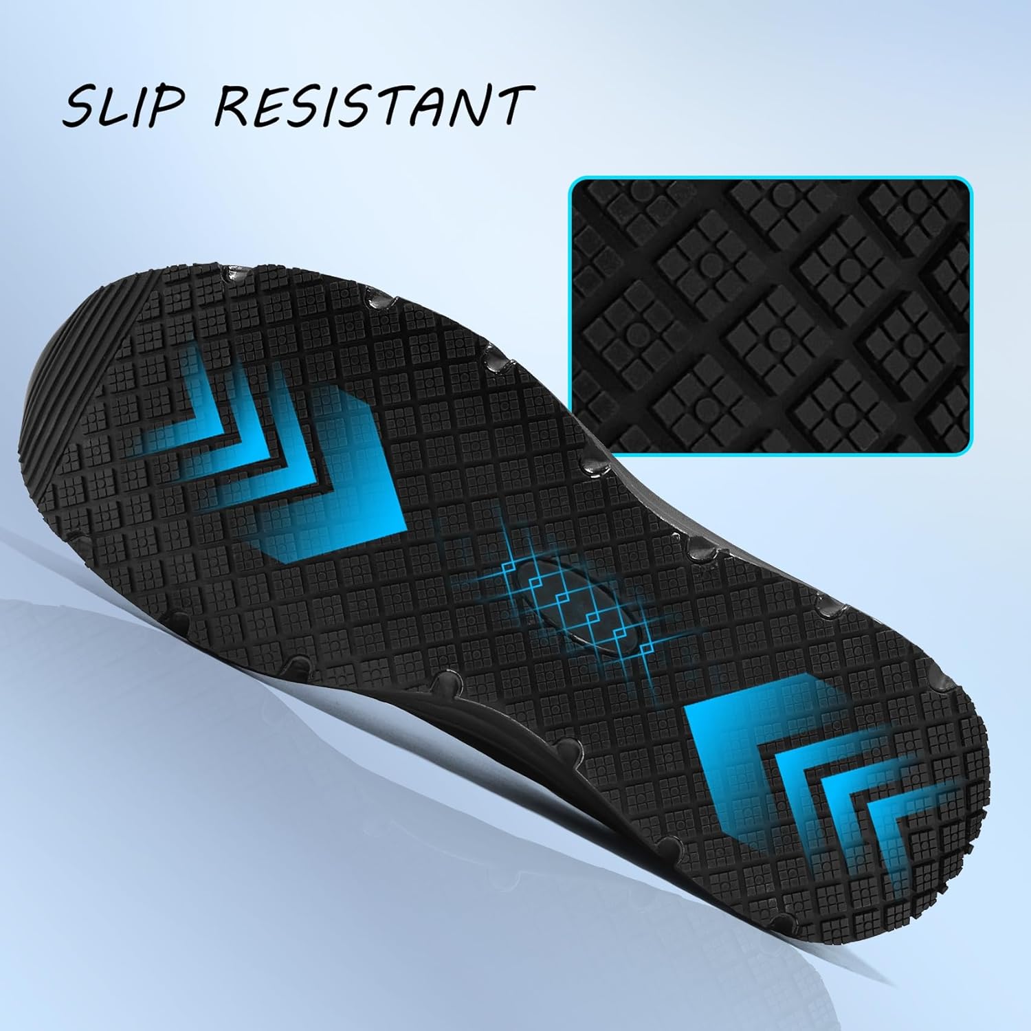 Mens Non Slip Work Shoes Slip On Waterproof Zapatos Trabajo Food Service Chef Kitchen Water Resistant Sneakers Working Footwear - Image 3