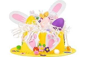 WATINC DIY Easter Bonnet Hat Kit - Your Creative Springtime Craft Companion