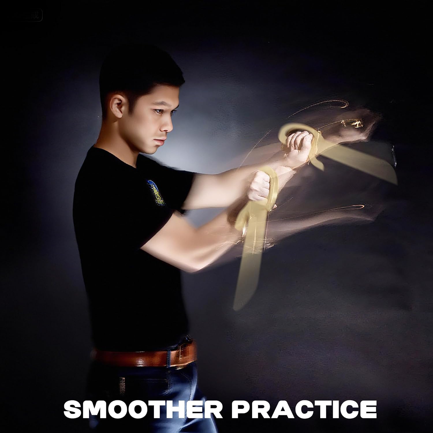 MR Wing Chun Hardwood Training Swords Pair, North Wing Chun Bart Cham Dao, Ving Tsun Knives, Chinese Wing Chun Butterfly Sword Set, Traditional Chinese Kung Fu Training Equipment