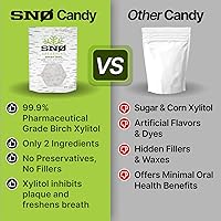 Vista 38 de Wintergreen KETO - Chips de caramelo de xilitol (paquete de 6) – Lata SNØ de 1.5 onzas – Caramelos sin azúcar con solo 2 ingredientes Bajo