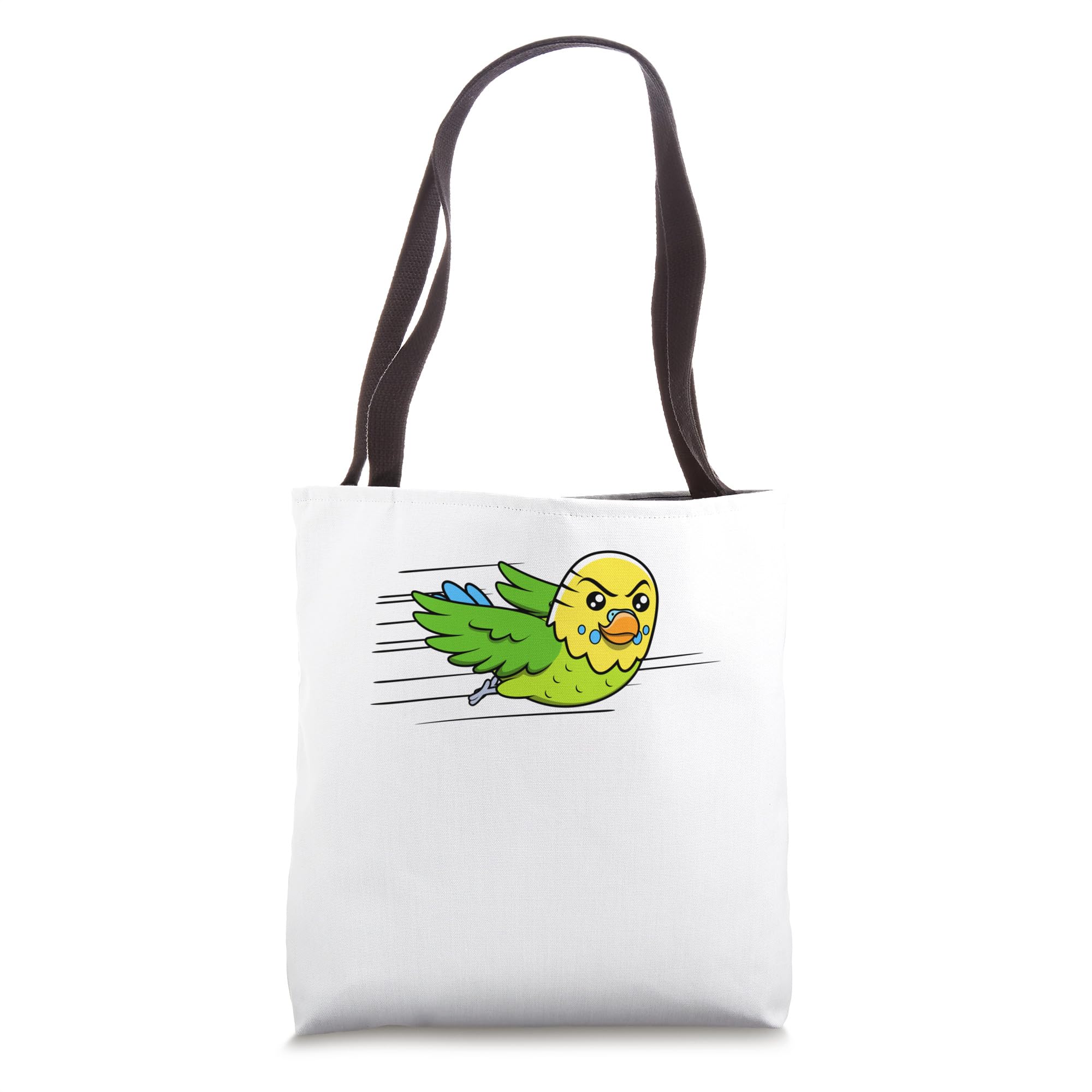 - Bird Flying Around Cute Budgie Parrot Tote Bag