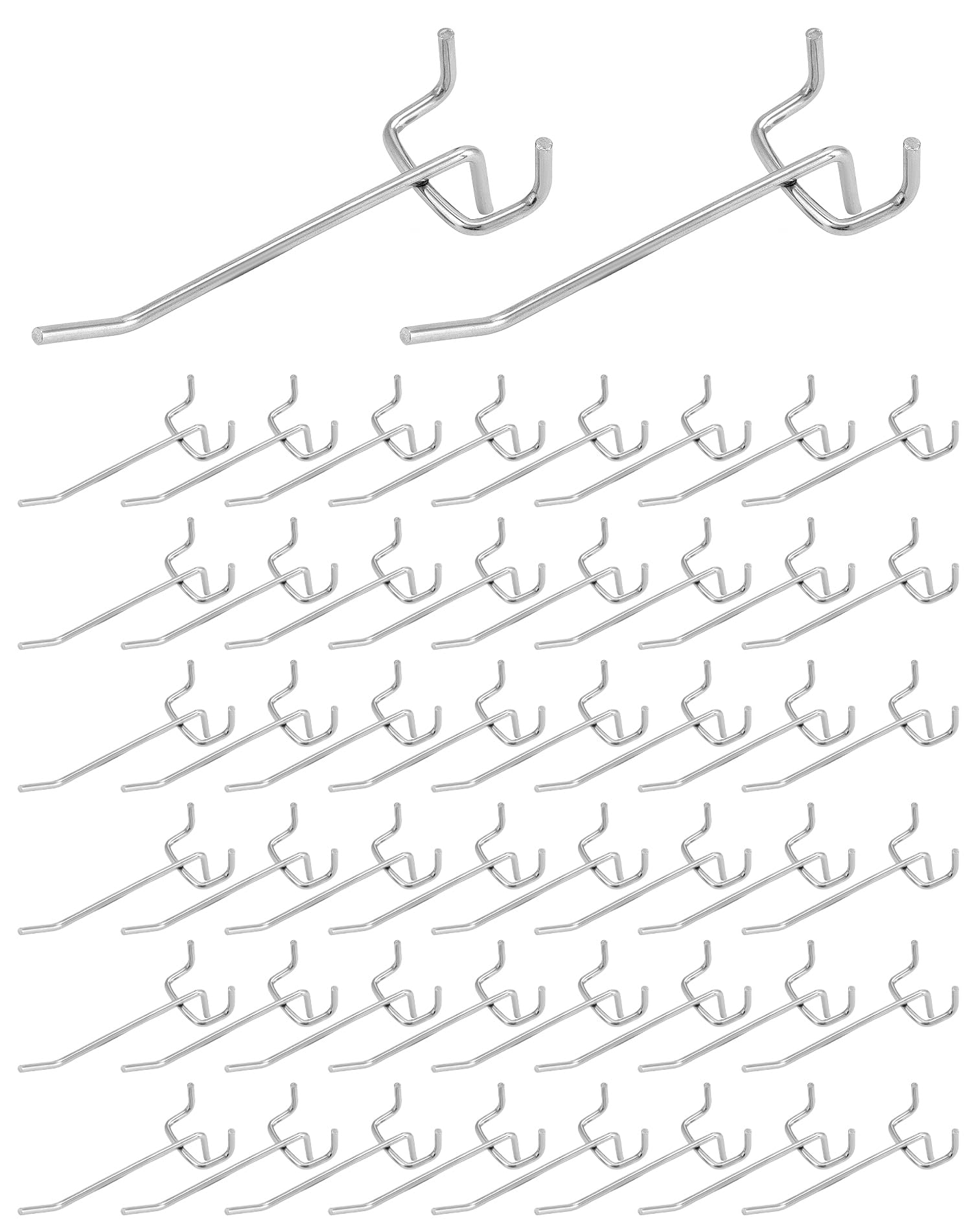 Ganci Per Pannello Forato BELLE VOUS - Set Da 50 In Acciaio, 10,5 Cm - Foto 3