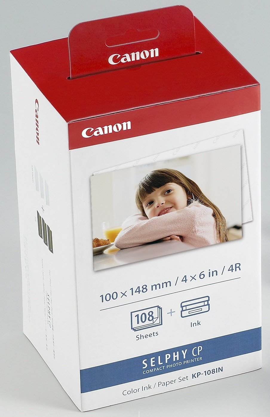 Canon Encre de couleur et 108 feuilles, lot de papier 4 x 6 (KP-108IN)