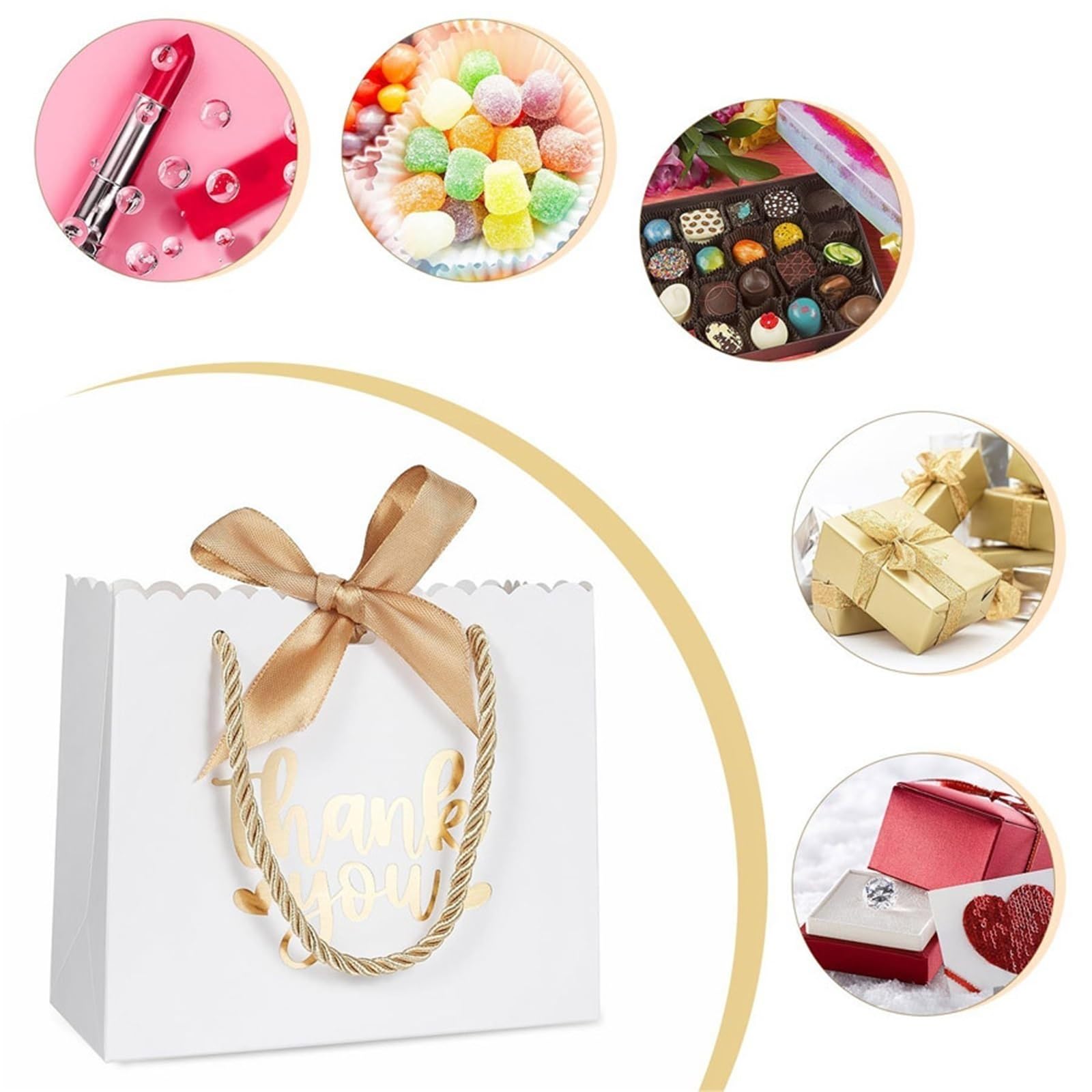 20 kleine Dankeschön-Geschenktüten Für Hochzeit, Party