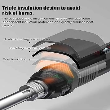 Industrial Grade Welding Pen Repair Tool Set, 3 in 1 Household High-Power Soldering Pen Set, Industrial Laser Welding Machine, 90W Soldering Iron Kit, Adjustable Temperature (16pcs)