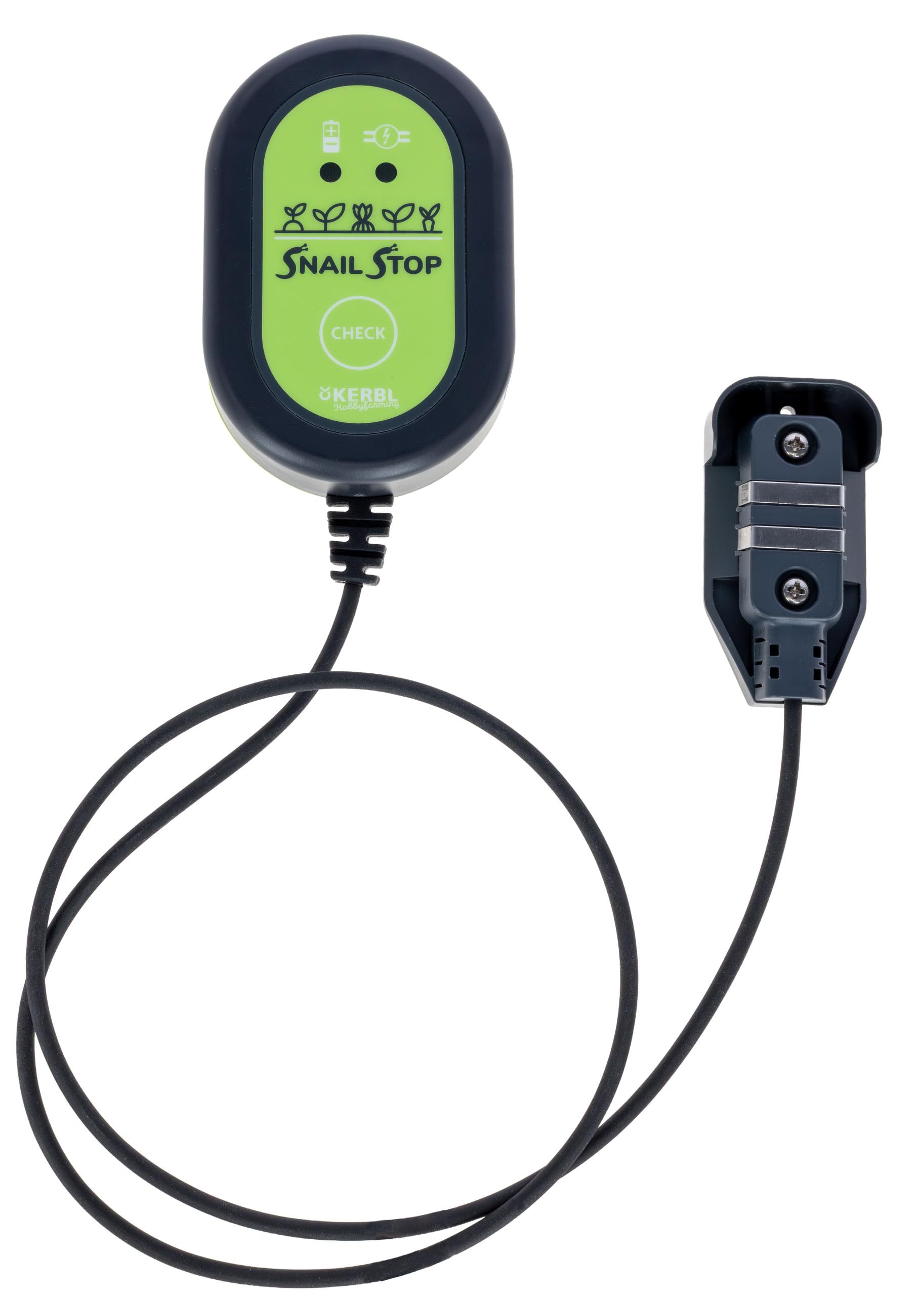 Kerbl Apparecchio elettrico SnailStop per recinzione elettrica contro le lumache, repellente per lumache, Made in Germany