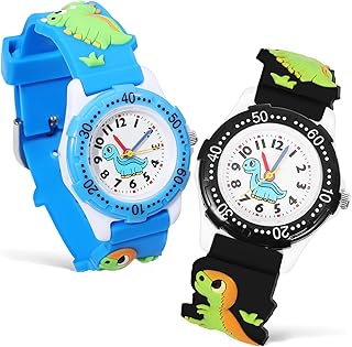 2 Peças De Relógio Infantil Para Meninos Presentes Para Meninas Relógios Para Crianças Meninas Relógios Infantis Para Meninos Relógios Para Crianças Relógios De Desenhos