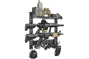 OneTigris Gun Rack Wall Mount 12 for Handguns, 80lbs Wall Mounted Gun...