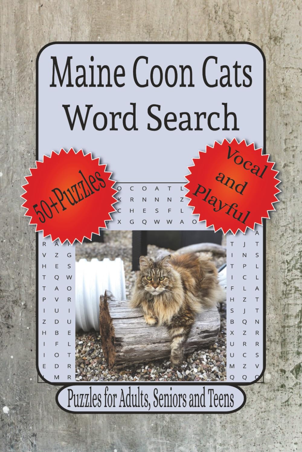 Maaine Coon Cats Word Search: Word Search with Easy to Read Print about The Gentle Giant Cats, Cat Lover Word Search, Majestic Cats and More |6 x 9 ... Relaxation. (Meow Moments Word Search Series)