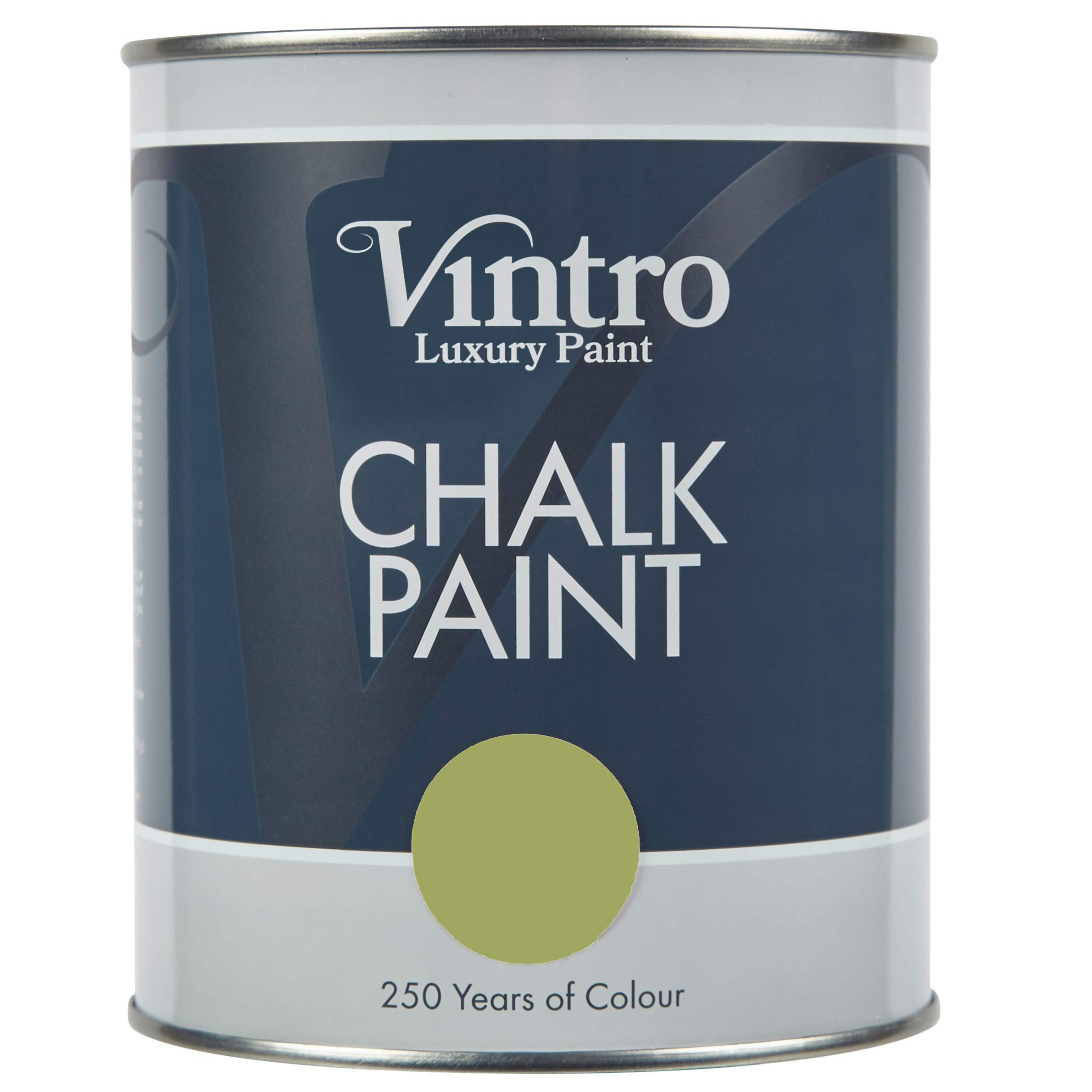 Vintro Paint | Sage Green Chalk | Furniture | Shabby Chic | Upcycle | Decorate | Ultra Matt Finish | 1 Litre (Sage)
