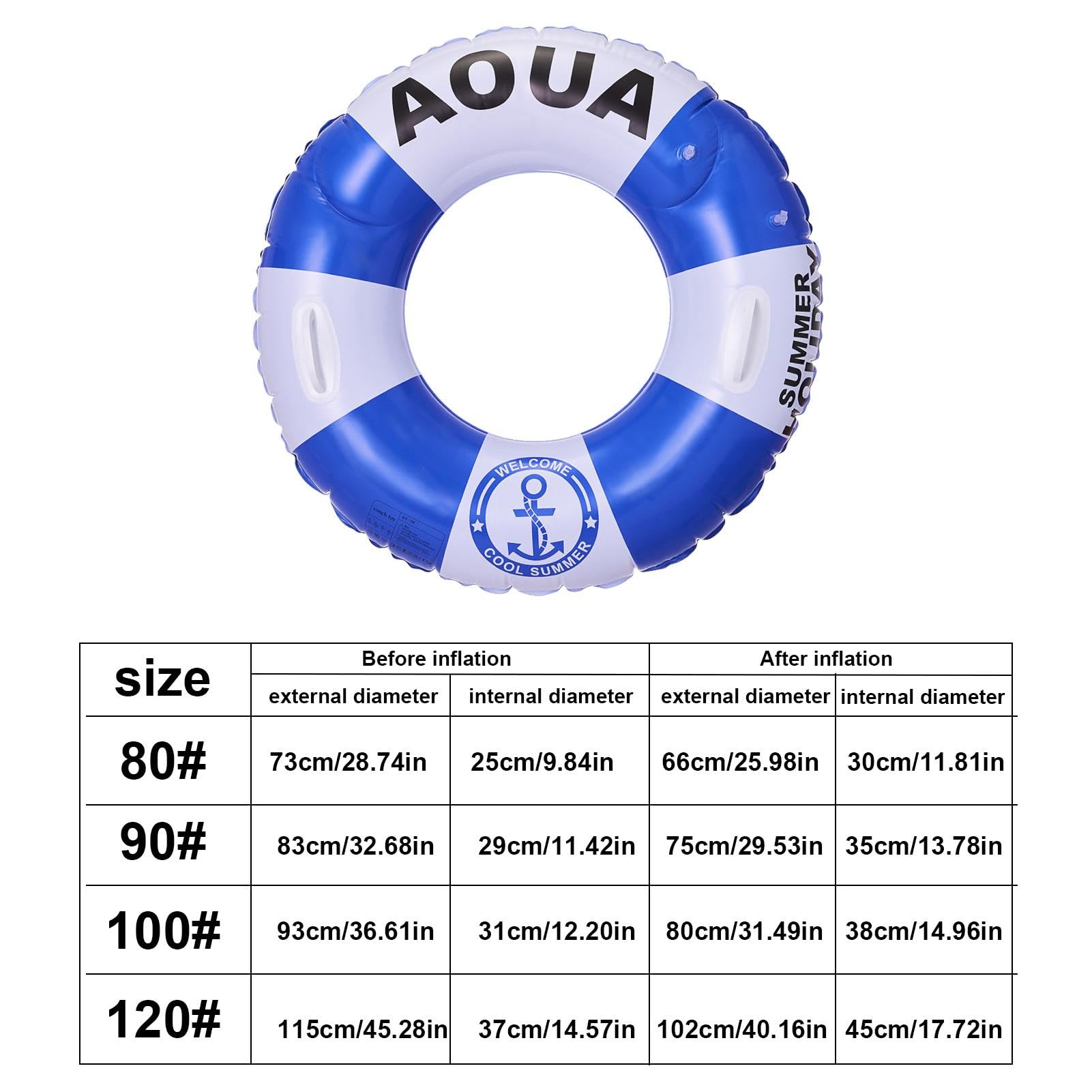 Hailerio Anelli Per Tubi Da Nuoto, Anello Per Piscina Gonfiabile | Anello Salvagente Galleggiante Per Piscina Con Maniglia - Tubi Per Piscina Dal - Foto 3