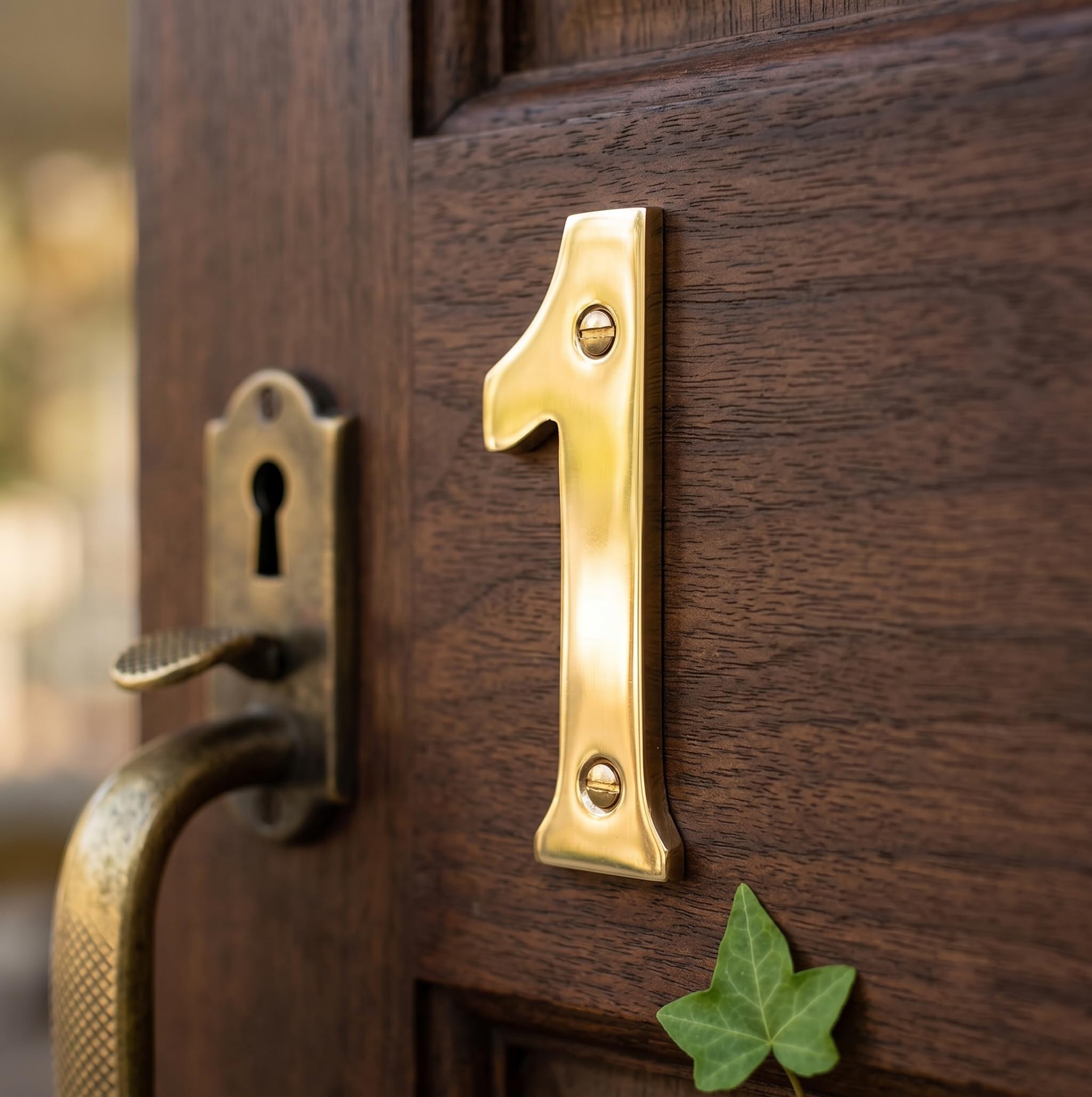 eSplanade 4" Brass House Hotel Door Number 0-9 (1 (one) — Amazon image 3