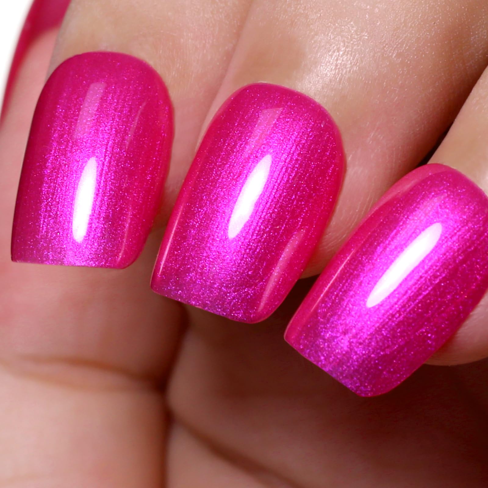 Ozzeal Iridescent Nude Mauve Pink Gel Nail Polish, 15ML Sparkle Shimmer Glitter, Soak Off LED UV Gel Nail Polish for Art DIY Manicure — view 65