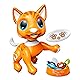 Power Your Fun Robo Pets Cat Toy for Girls and Boys - Remote Control Robot Toy Interactive Hand Motion Gestures, Smart STEM Programmable Treats Toys, Walking, Dancing Robot Pet Cat for Kids Product Image 1