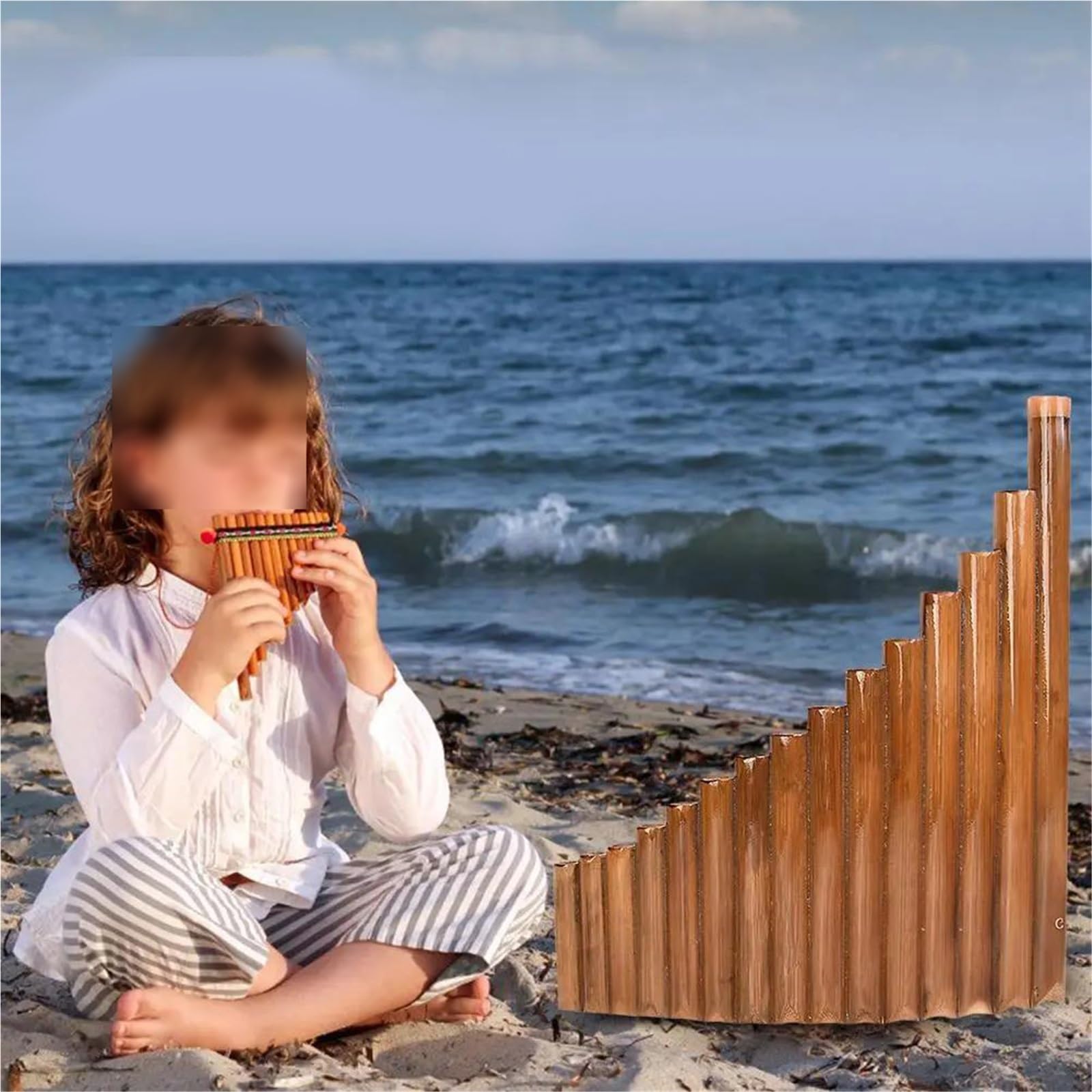 Panflöte G-Dur 15 Panflöten-Set Handgefertigt Ideal Für Anfänger