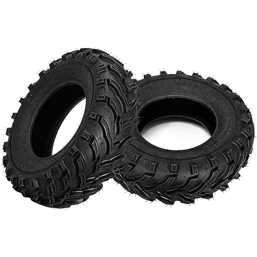 FORERUNNER 25x10-12 ATV Tires, MARS-B 6PR All Terrain 25x10x12 ATV UTV Trail Sand Mud Off-Road Tires (Pack of 2, Tubeless)