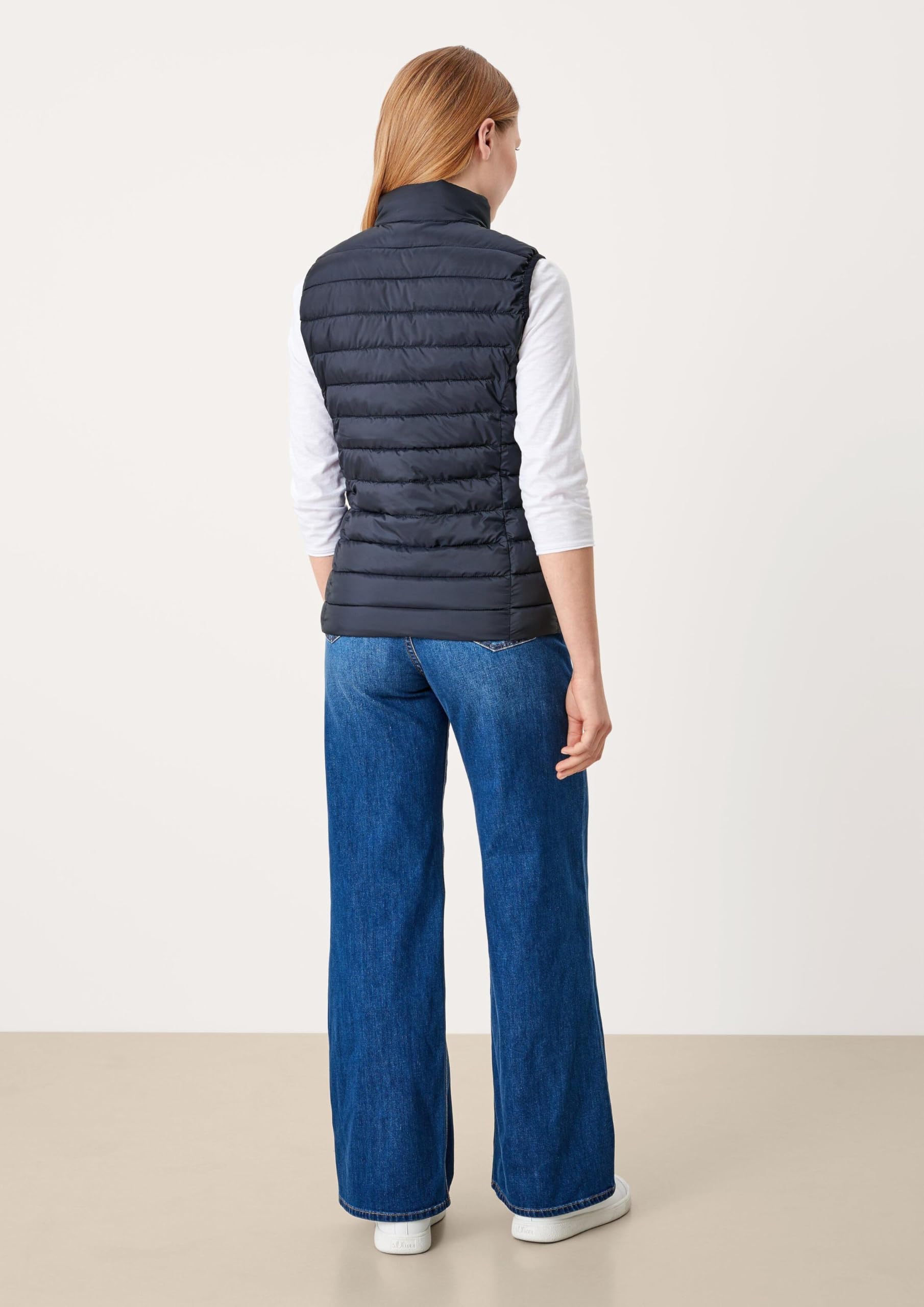 s.Oliver Donna 120.11.899.16.155.2116408 Gilet smanicato REGULAR FIT, Marina Militare, 40