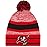 New Era Unisex-Adult NFL Official Sport Knit Classic Cuffed Knit Pom Beanie Hat (Tampa Bay Buccaneers)