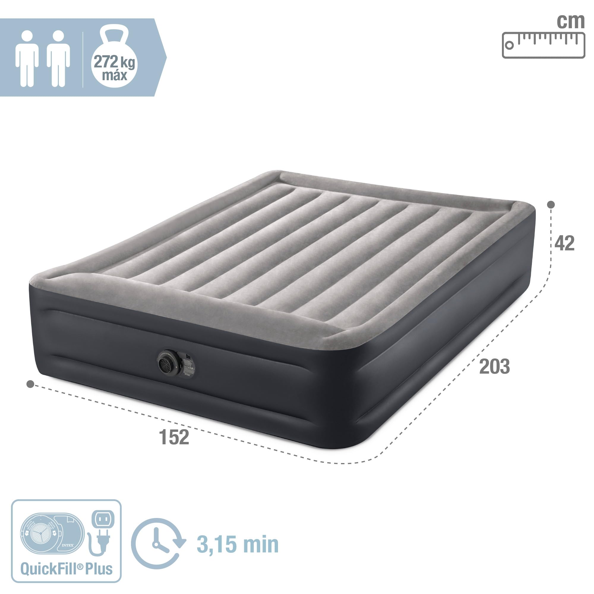 Colchón Hinchable INTEX Dura-Beam Standard Deluxe Pillow