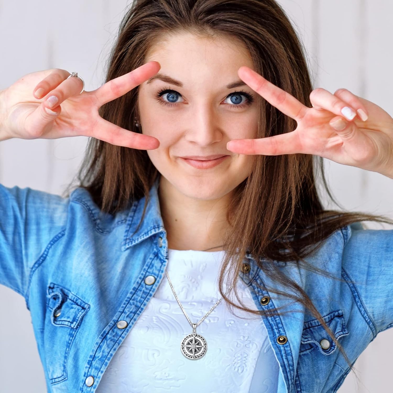 Picture Locket Necklace for Women Men Rose 14K Real Gold 925 Sterling Silver Jewelry Heart Locket Necklace that Holds Pictures Tree of Life Viking Wolf Celtic Knot St Christopher St Michael Pendant - Image 7