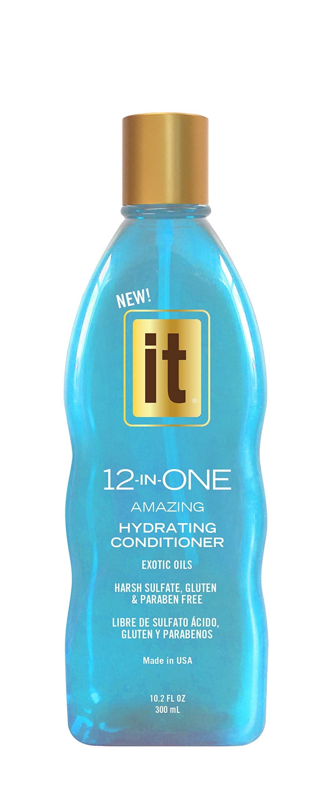 Freeze It 12-in-ONE Amazing Hydrating Conditioner, 10.2oz | Infused with B Vitamin Biotin | Fights Frizz | Instant Hydration and Shine | UV Protection | Sulfate, Paraben & Gluten Free