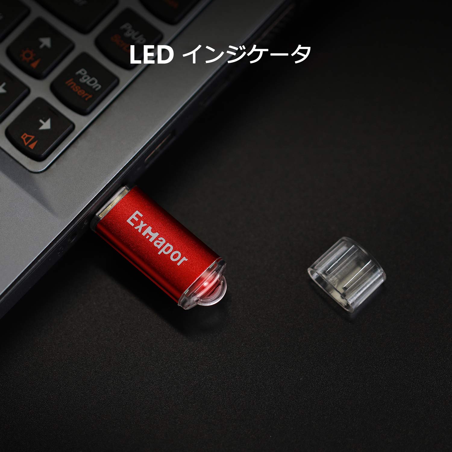 Amazon.co.jp: Exmapor 10個セット USBメモリ 2GB キャップ式