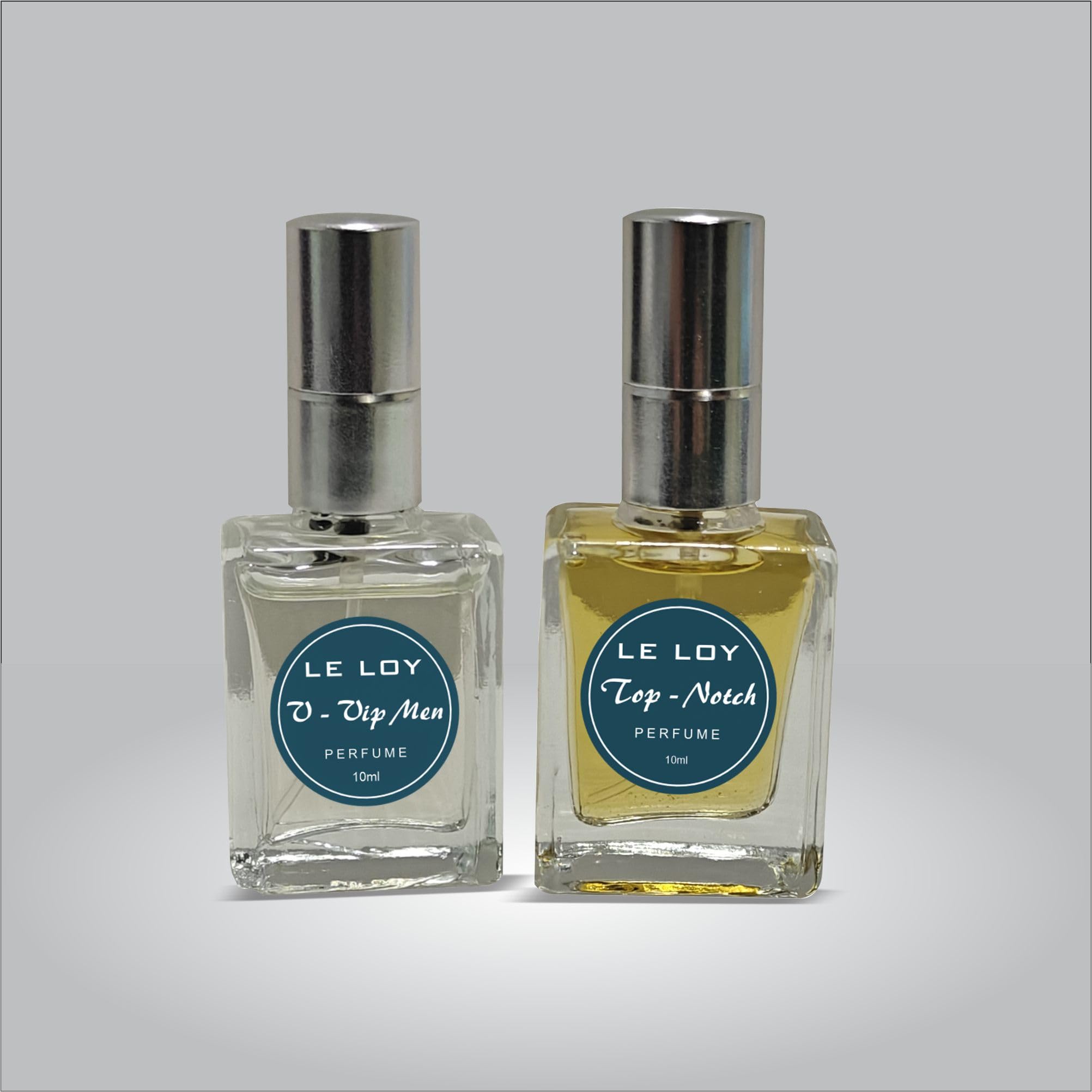 Le Loy Men's Perfume Set, V-VIP Man & Top-Notch, 10ml Each, Long-Lasting Office Fragrance-image-3