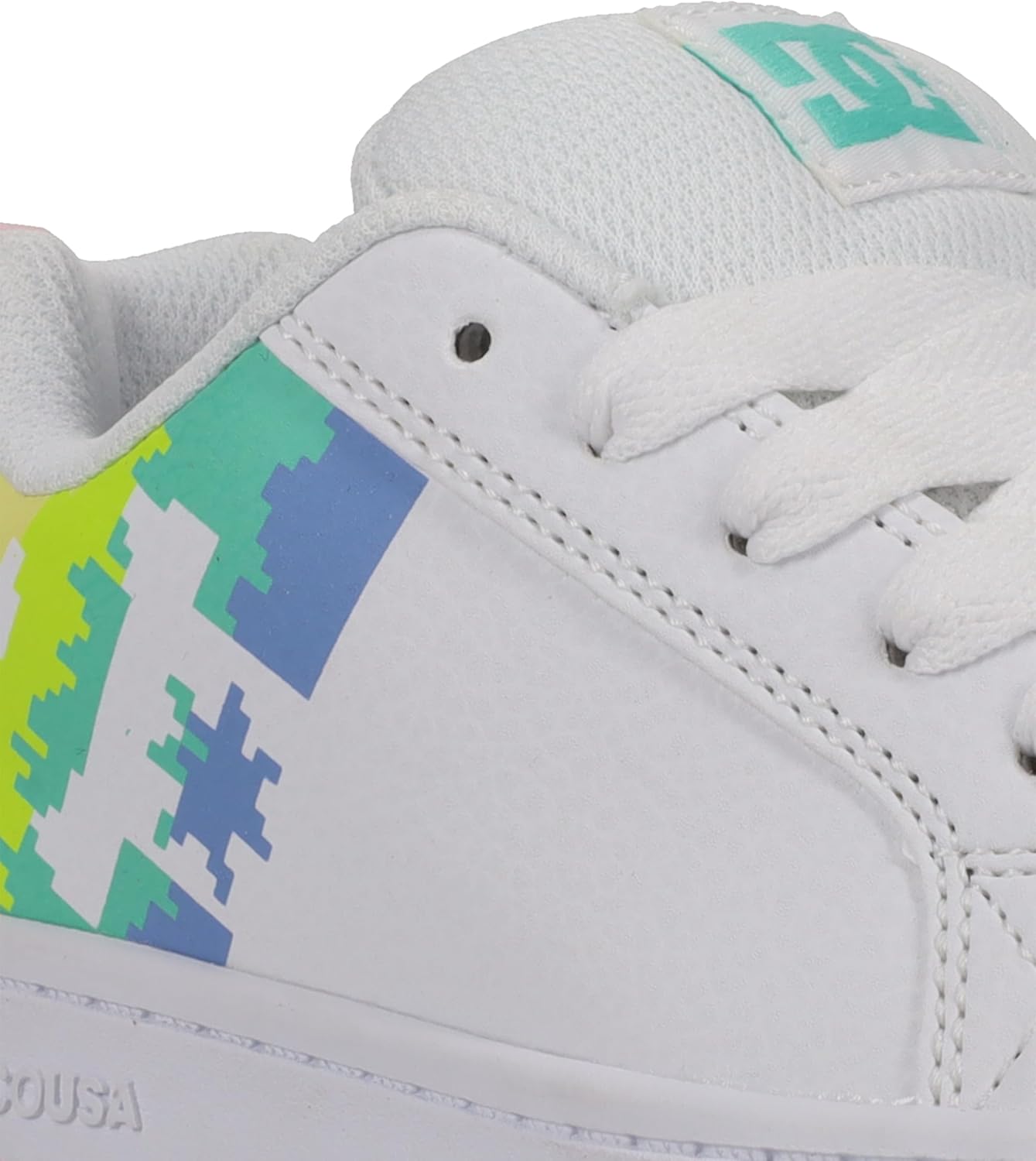 [DC Shoes] スケートシューズ Court Graffik ホワイト/ライトピンク/マルチ 2.5 Little Kid