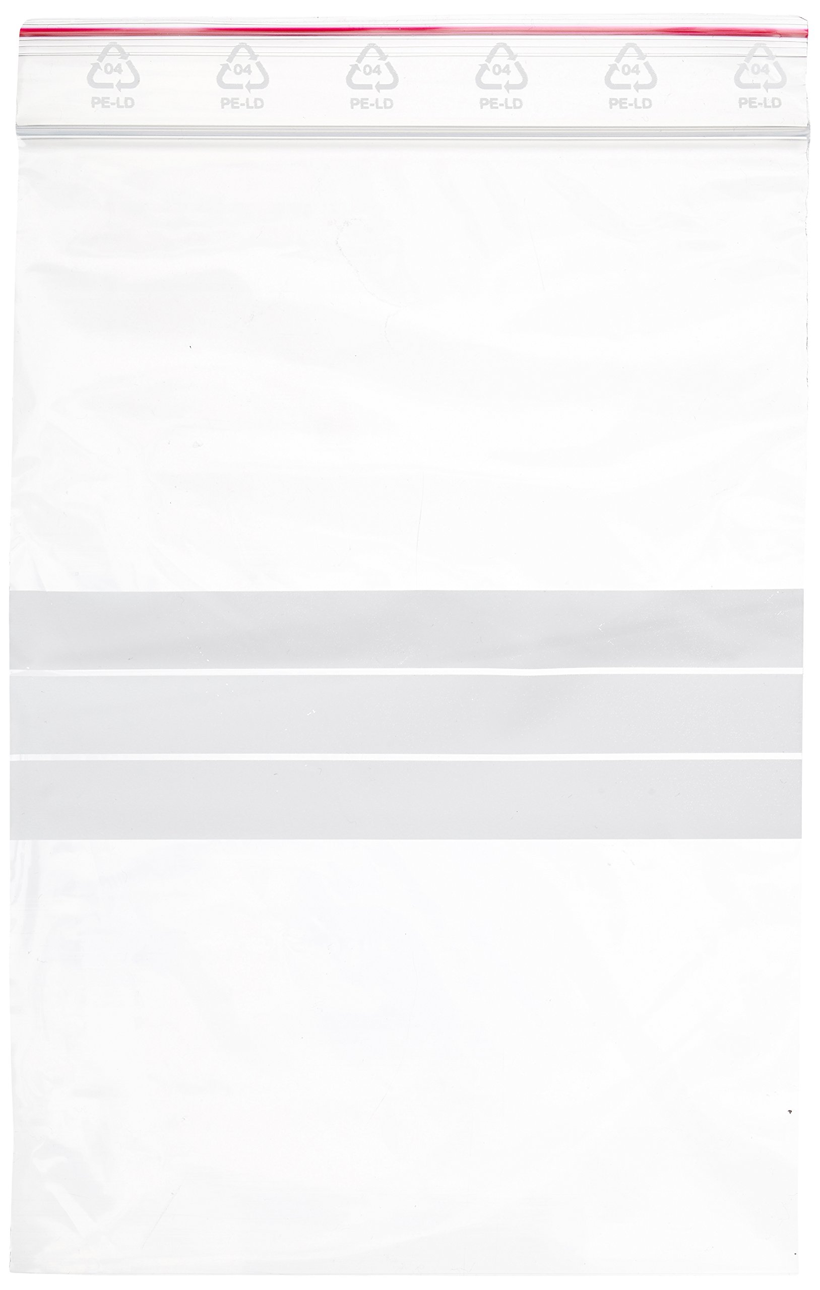 neoLab LDPE Beutel mit Beschriftungsfeld, Transparent, 170mm x 120mm, 100 Stück
