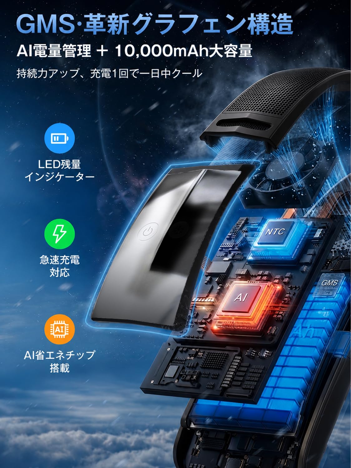 Amazon.co.jp: ネッククーラー 冷却プレート【GOODA新生活ギア掲載&1s