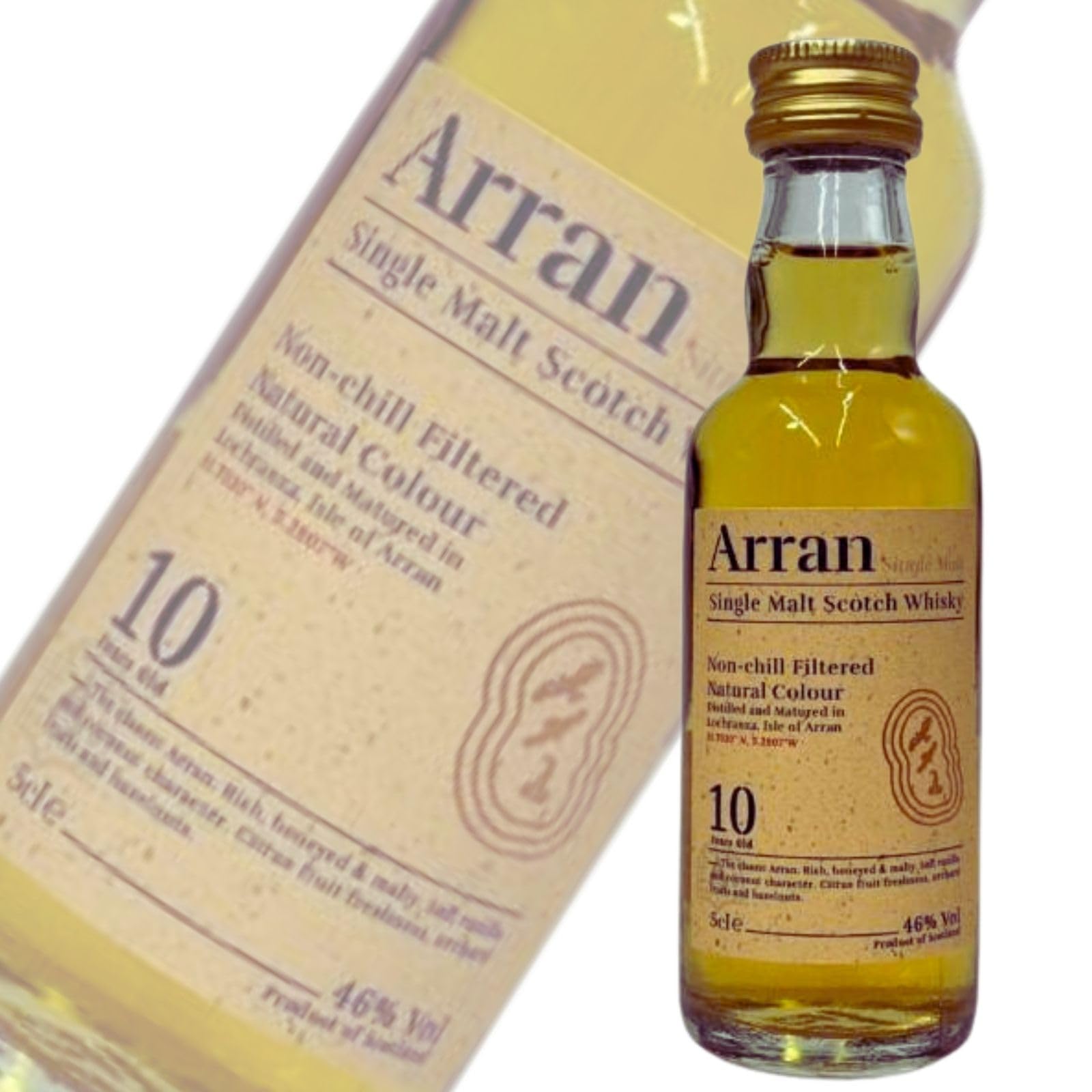 Amazon.co.jp: ミニチュア ウイスキー 飲み比べ 4本セット アラン10年