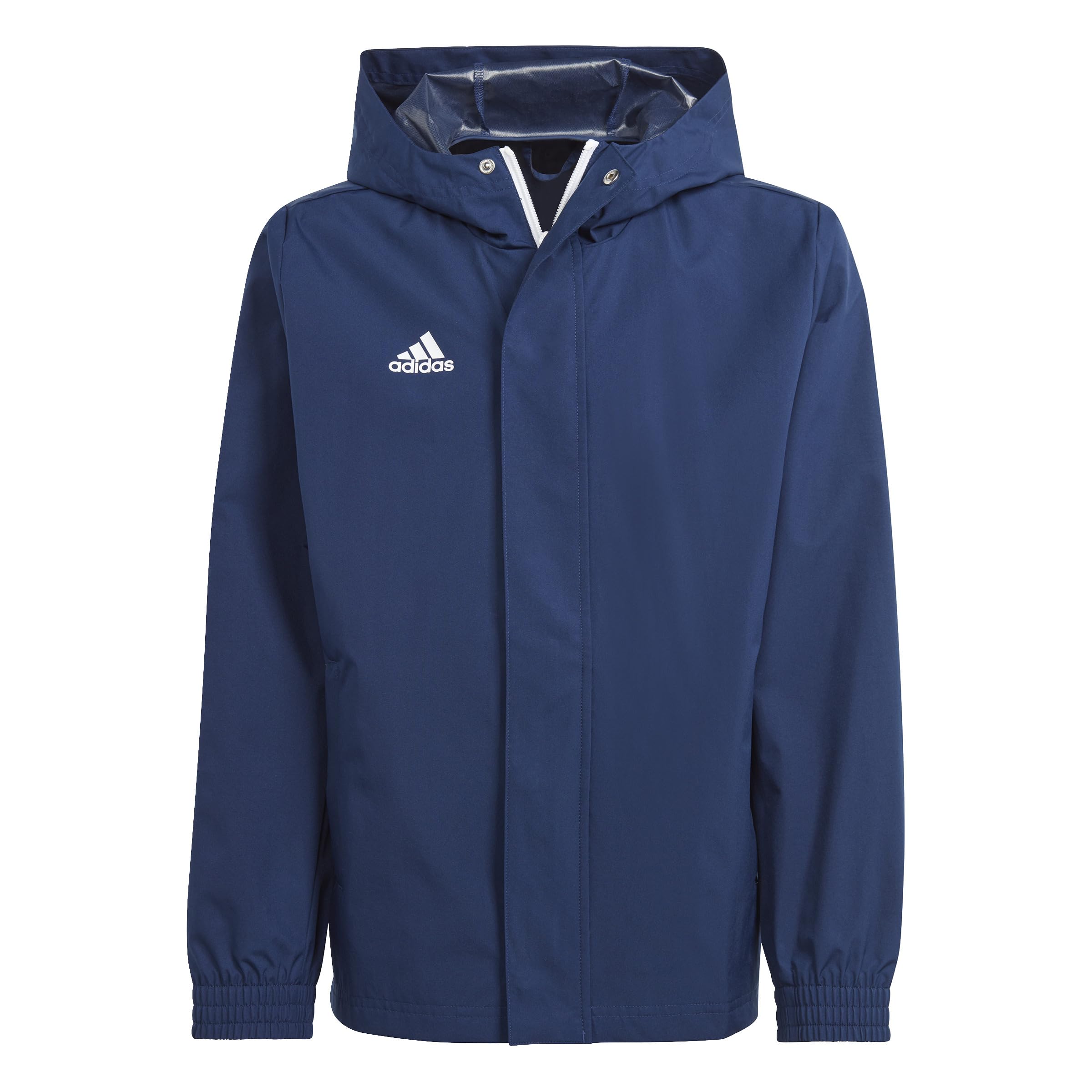Adidas Boys / Girls Entrada 22 All Weather Rain Jacket Waterproof Coat Ik4012 - 140 9-10 Years