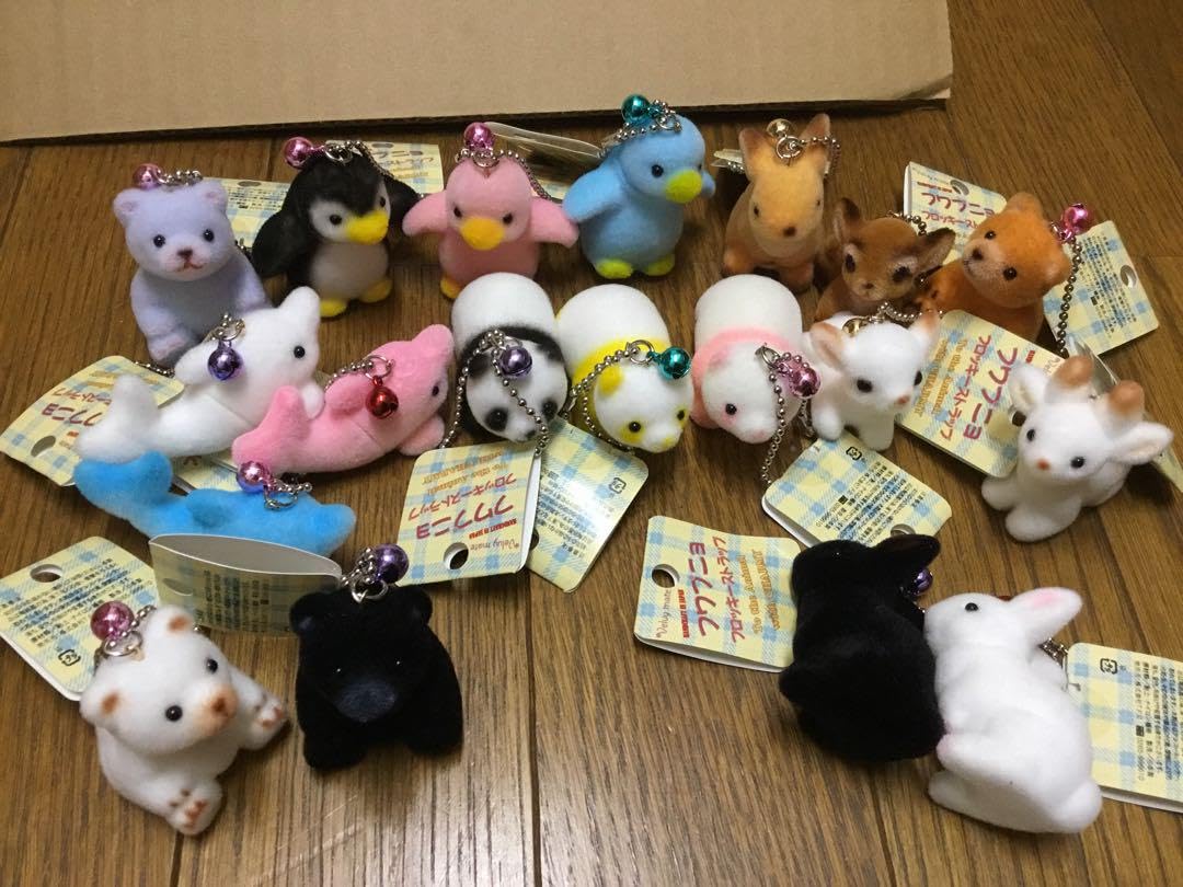 Amazon.co.jp: お土産 フロッキーアニマル キーホルダー セット