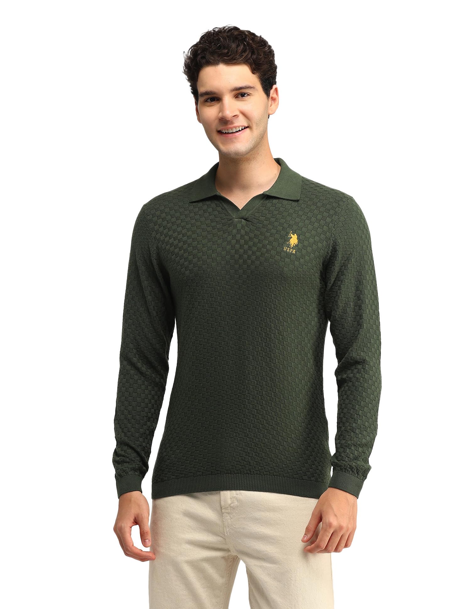 u.s. polo assn. Men's Cotton Casual Polo Sweater-picture-45