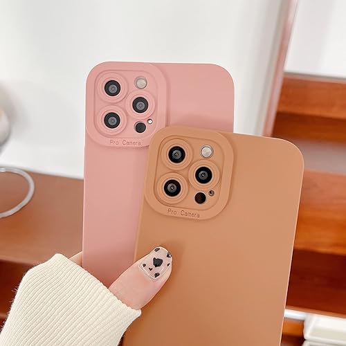 Miniatura 2 de DEFBSC Compatible con iPhone 14 Pro, funda de silicona líquida, funda protectora para cámara, protección de cuerpo completo de goma de gel, cubierta